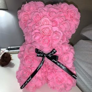 Flower teddy bear